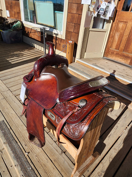 15" Hereford Tex Tan Western Equitation Show Saddle