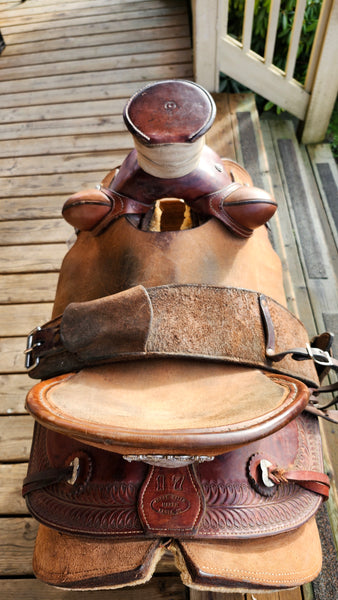 15.5" Adobe Walls Wade Ranch Roper Saddle