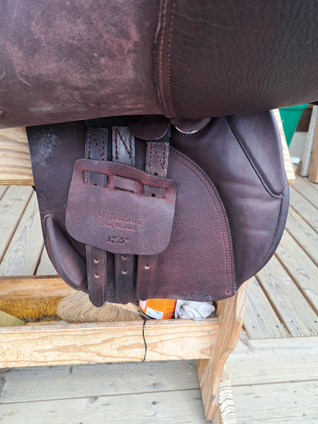 17.5" M. Toulouse Annice Close Contact Jumping Saddle
