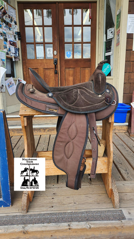 17" Big Horn Synthetic Western Saddle