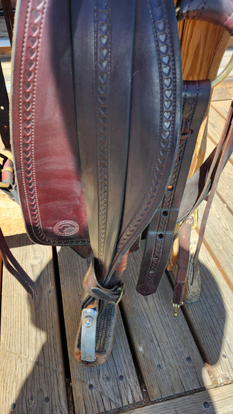 17" Allegany Mountain Saddlery Weatherly Wade Custom Saddle
