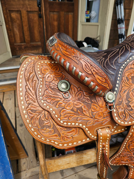 15" Vintage Hereford Tex Tan Western Equitation Saddle