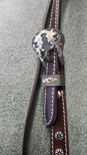 NEW Classic Equine Antique Dot Browband Western Headstall