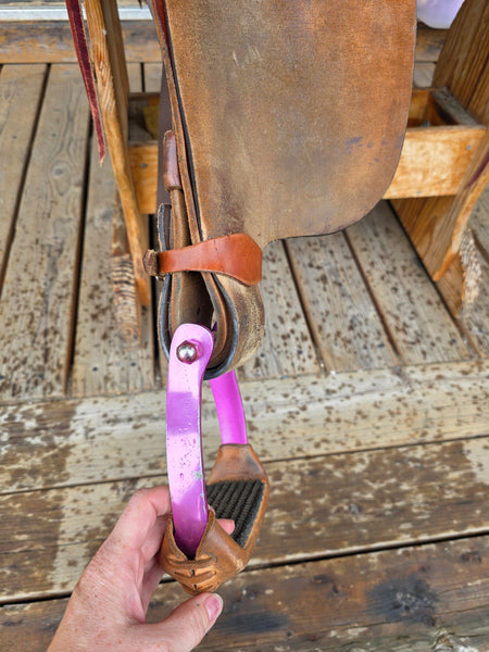 16" Ruff's Saddle Shop Barrel Saddle