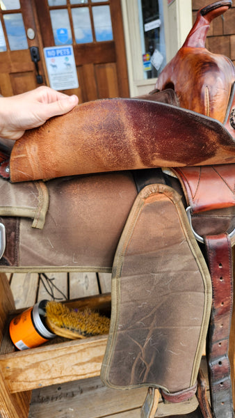17" Fabtron Draft Horse Saddle