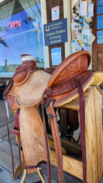 15" Henderson Saddle Co Wade Ranch Roper Saddle