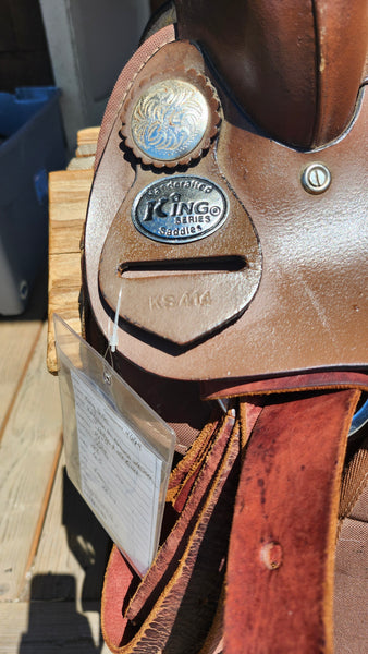 14" King Series Krypton All Around Western Saddle