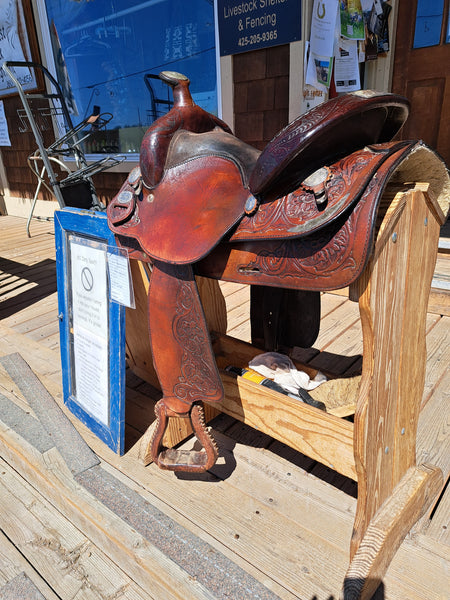 15.5" Crates Western Equitation Show Saddle