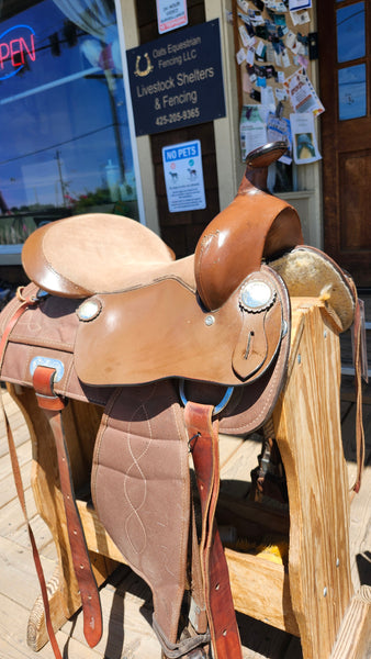 14" King Series Krypton All Around Western Saddle