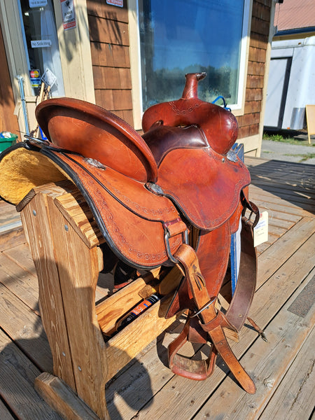 16" Circle Y Alpine Flex2 Western Trail Saddle