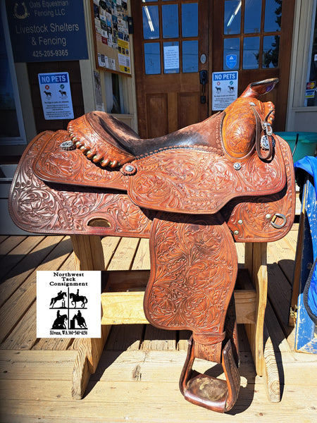 16" Champion Turf Vintage Western Equitation Show Saddle