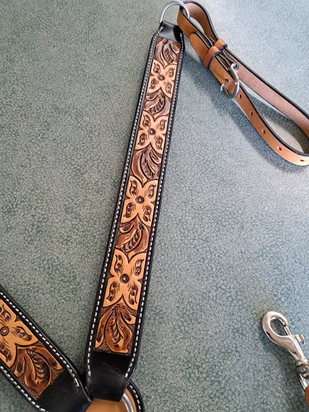 Tooled Leather Breastcollar