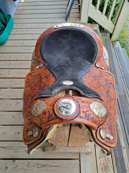 15" Billy Cook Longhorn Western Equitation Show Saddle