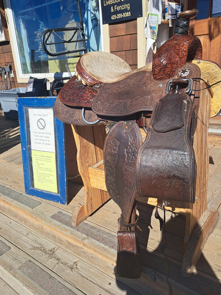 15.5" Masters All Around Roping Saddle