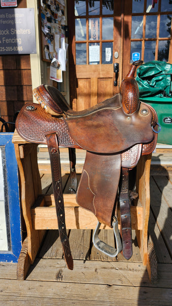14" Three Forks Merrill Barrel Saddle