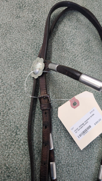 Victor Vintage western Browband with Ferrules