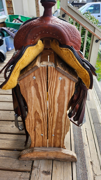 15.5" Caliente Saddle Shop All Around Western Saddle