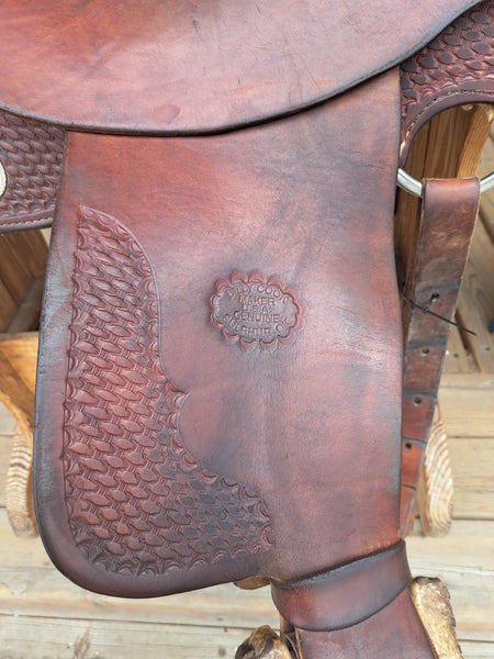 15.5" Billy Cook Reining Saddle