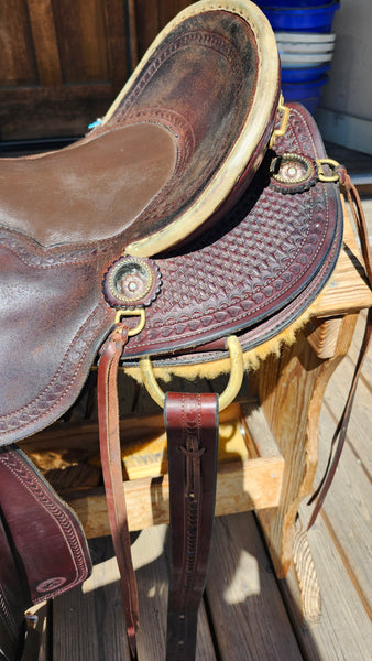 17" Allegany Mountain Saddlery Weatherly Wade Custom Saddle