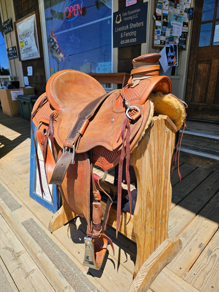 16" John Willemsma Custom Wade Ranch Roper Saddle
