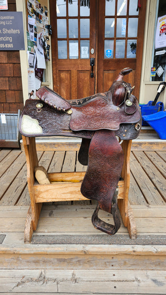 15.5" Hereford Tex Tan Western Equitation Show Saddle