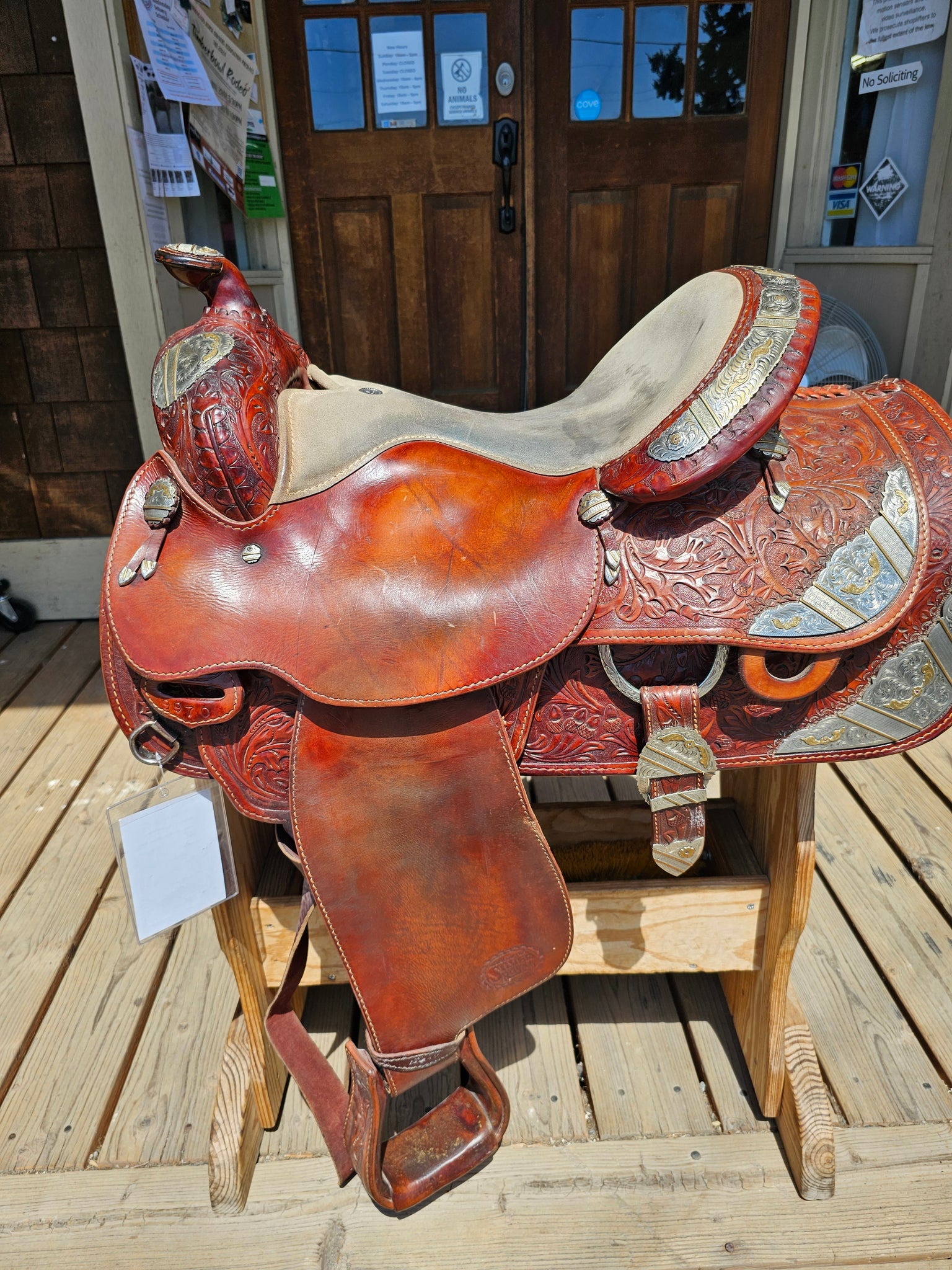 ON TRIAL 16" Silver Royal Western Equitation Saddle Package