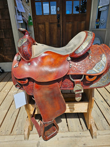 ON TRIAL 16" Silver Royal Western Equitation Saddle Package