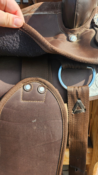 ON TRIAL 15" Synthetic Western Saddle