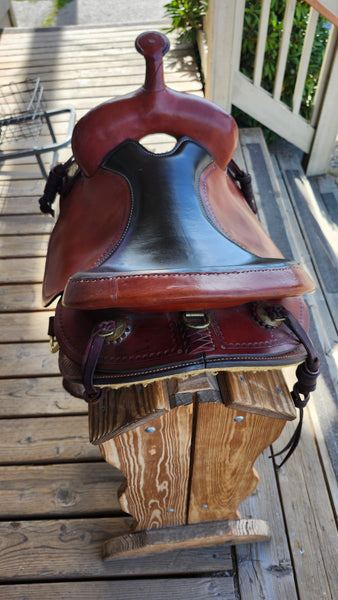 16" Crates Round Skirt Western Trail Saddle
