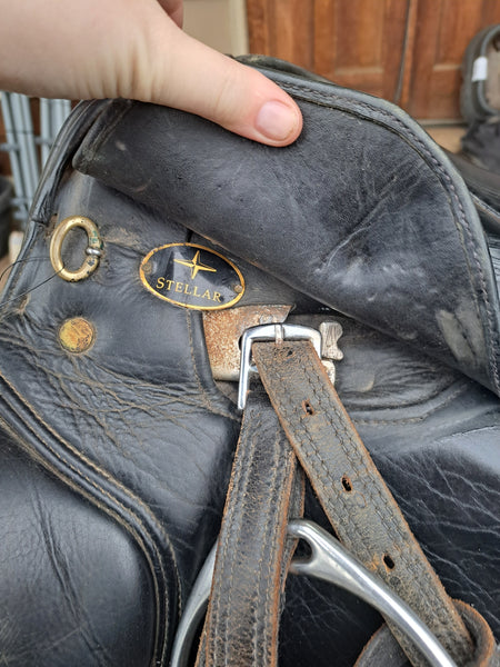 17.5" Stellar Saddlery Calypso Dressage Saddle