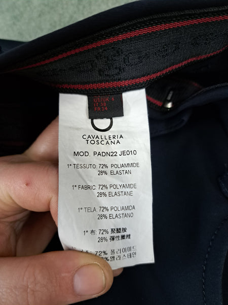 Size 6 Cavalleria Toscana knee grip Breeches