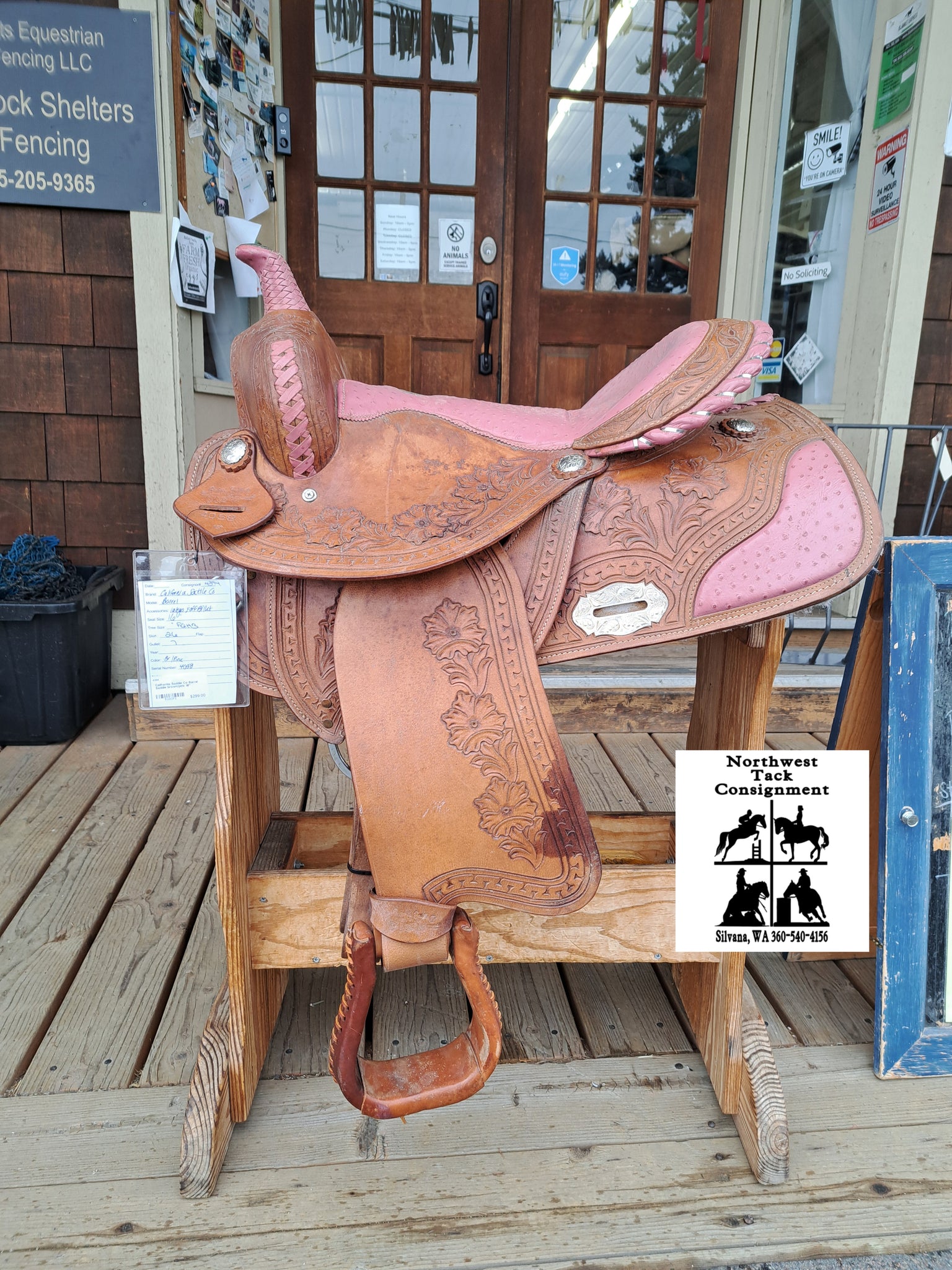 16" California Saddle Co Barrel Saddle