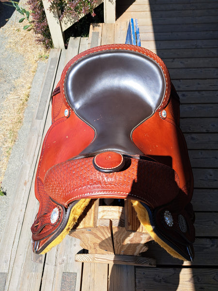 15.5" Crates Classic Reining Saddle