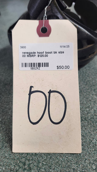 Size 00 Renegade Hoof Boot