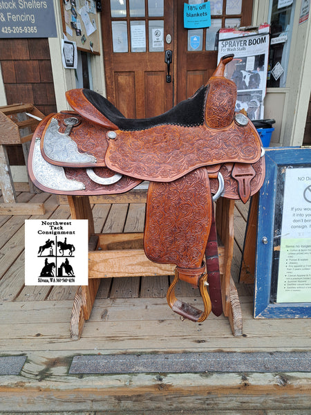 17" Equine Oasis Tim Bauer Reining Saddle