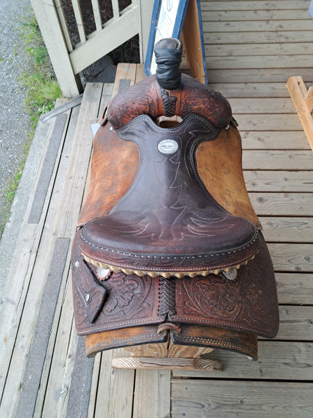 15" Crates Mike Beers Team Roper Saddle
