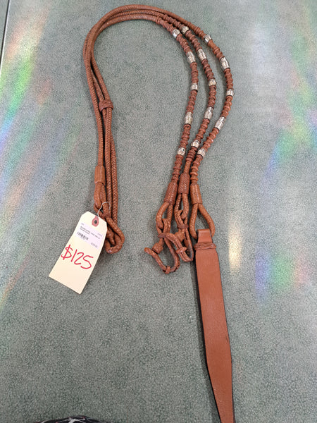 Braided Romal Reins W/ Ferrules