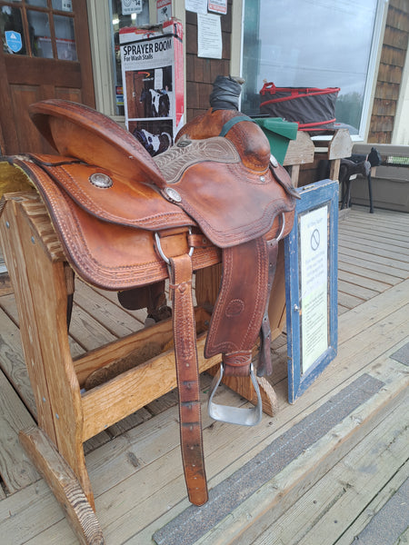 15.5" Billy Cook Roping Saddle