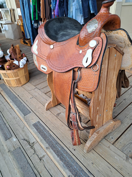 16" Silver Royal Western Equitation Show Saddle