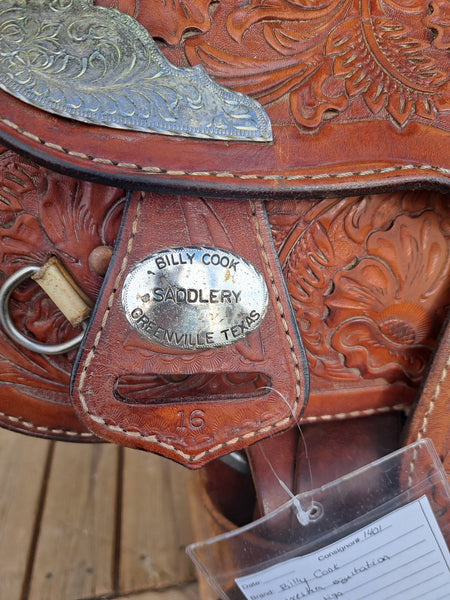 16" Billy Cook Western Equitation Saddle