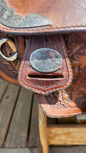 15.5" Hereford Tex-Tan Western Equitation Show Saddle