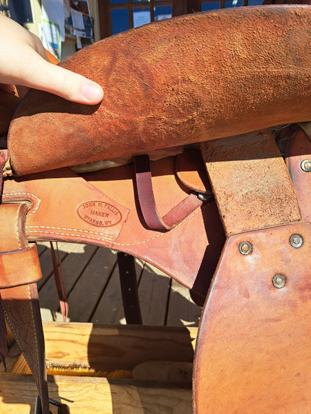 16" John Fallis Balanced Ride Western Saddle