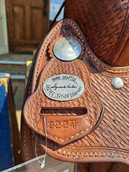 14" Crates Squeak Huber Barrel Racing Saddle