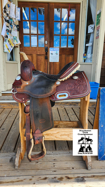 ON TRIAL 14.5" Billy Cook Barrel Saddle 1930