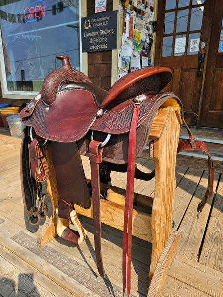 16" Crates Western Cordura Trail Saddle