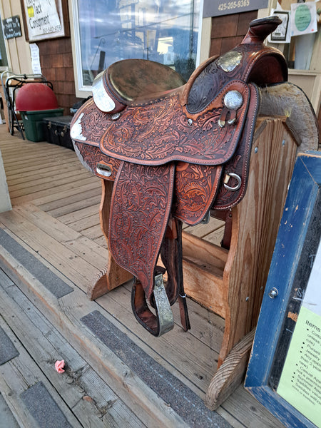 16" Hereford Tex Tan Western Equitation Show Saddle