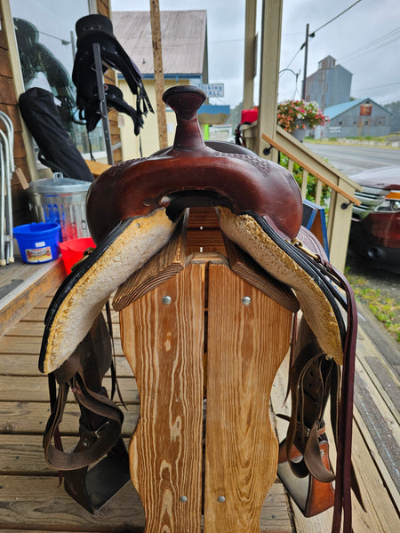 17.5" Big Horn Draft Horse Saddle