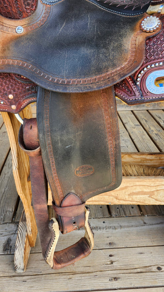 ON TRIAL 14.5" Billy Cook Barrel Saddle 1930