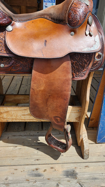 15.5" Hereford Tex-Tan Western Equitation Show Saddle