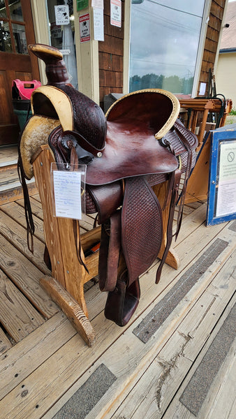 15.5" Hereford Tex Tan Roping Saddle